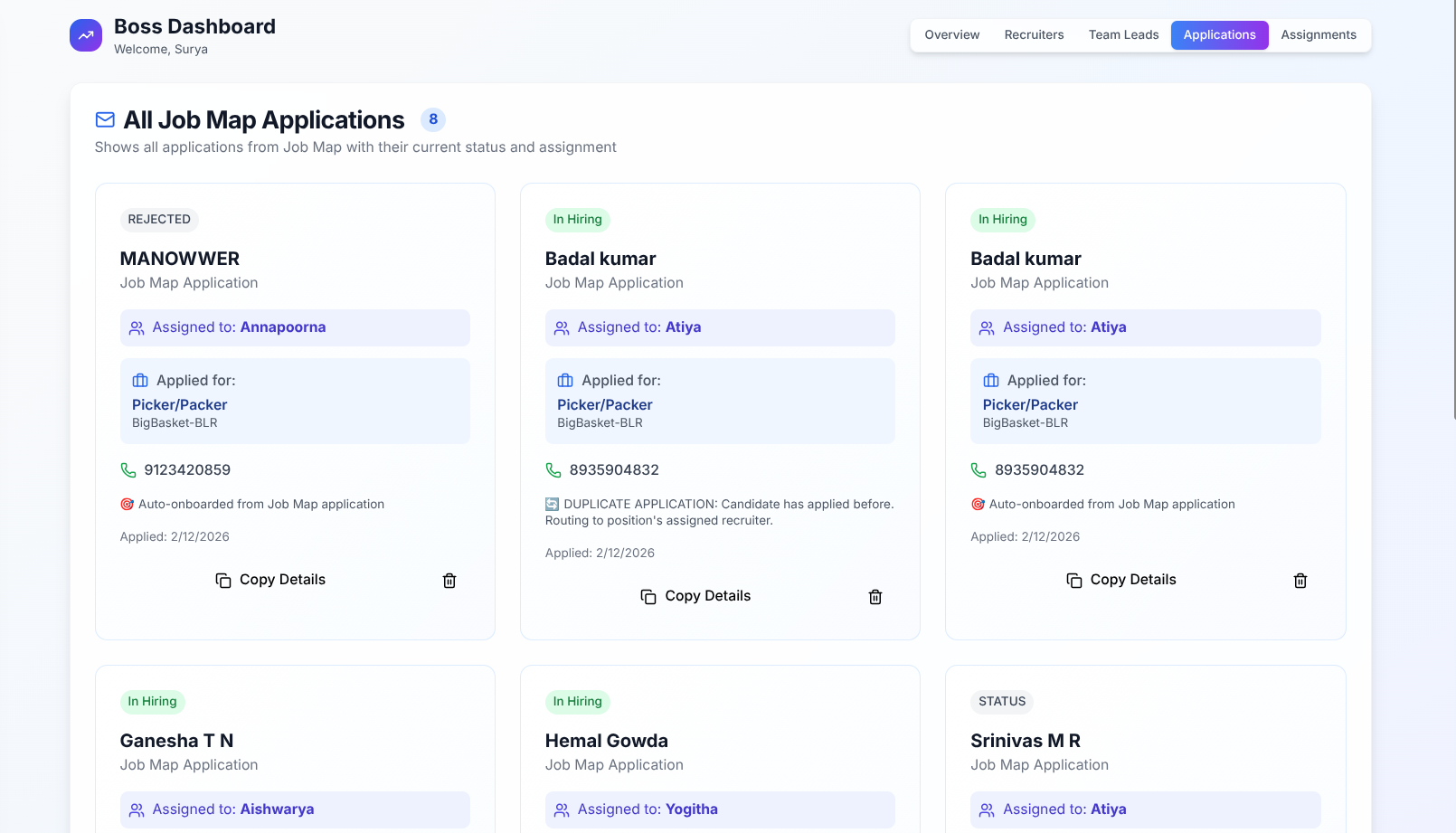 Hiring Dashboard - Image 3